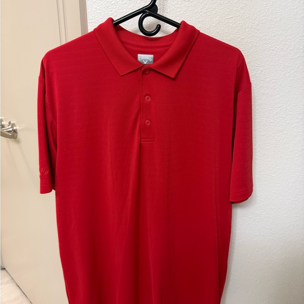 Callaway Vibrant Red Polo Shirt
